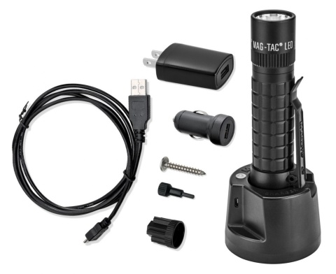 Latarka akumulatorowa Maglite Mag-Tac Rechargeable LED z profilowaną głowicą