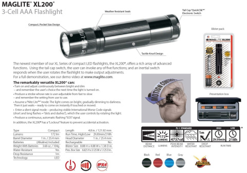 Maglite XL200 LED Black Maglite XL200 LED Black